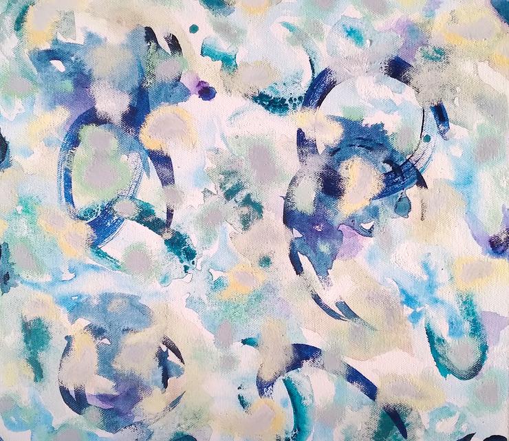 LithicStudy (5) 2023, acrylic and oil on canvas