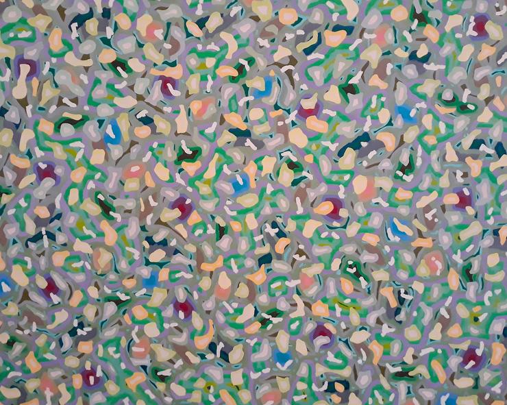 Lithic V  2021,  oil on canvas  152 x 168cm